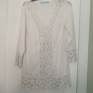 White cover up